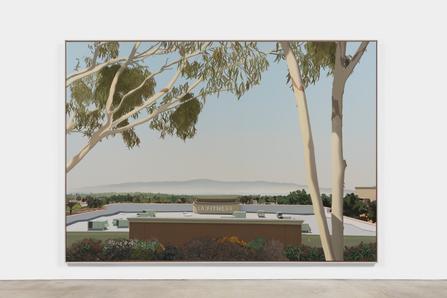 Jake Longstreth Fontana, 2022 Oil on muslin 86 x 121 in (framed) 218.4 x 307.3 cm (framed) (JLO22.044)