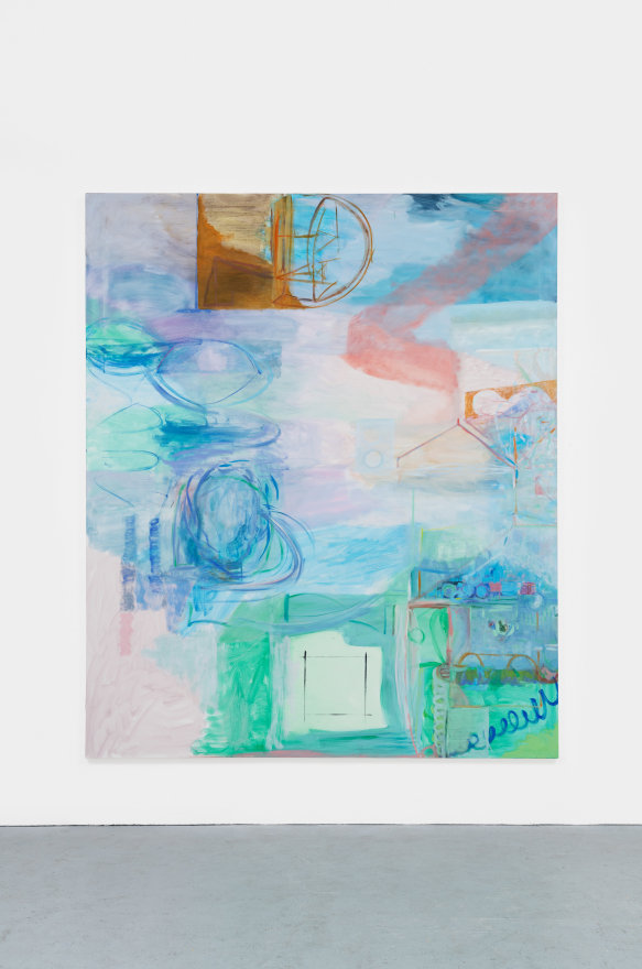 Victoria Morton Al Lago, 2022 Oil on canvas 94 1/2 x 78 3/4 x 1 1/2 in 240 x 200 x 3.75 cm (VMO22.003)