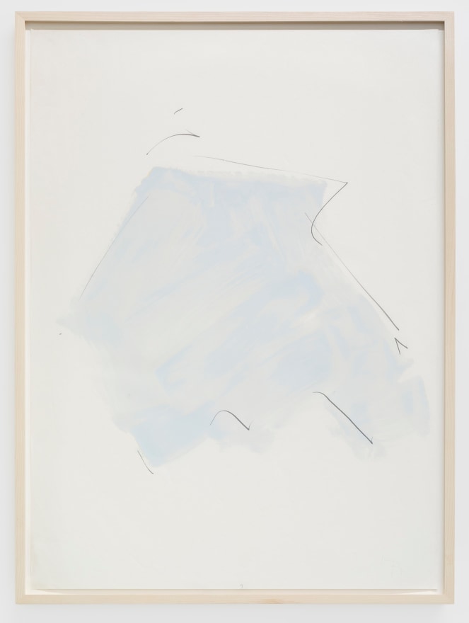 Imi Knoebel Untitled, 1977 Oil and graphite on paper 39 3/8 x 27 1/2 in 100 x 70 cm (IK77.002)