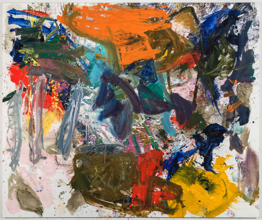 Anke Weyer, Zur&uuml;ck zur Angst, 2018, Oil and acrylic on canvas, 82 x 98 in (208.3 x 248.9 cm), AW19.003