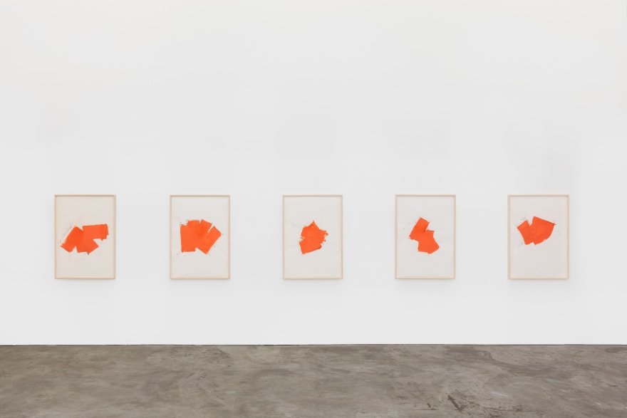 Installation view 2 of Imi Knoebel: Works from the Seventies (November 9-December 21, 2019) at Nino Mier Gallery, Los Angeles