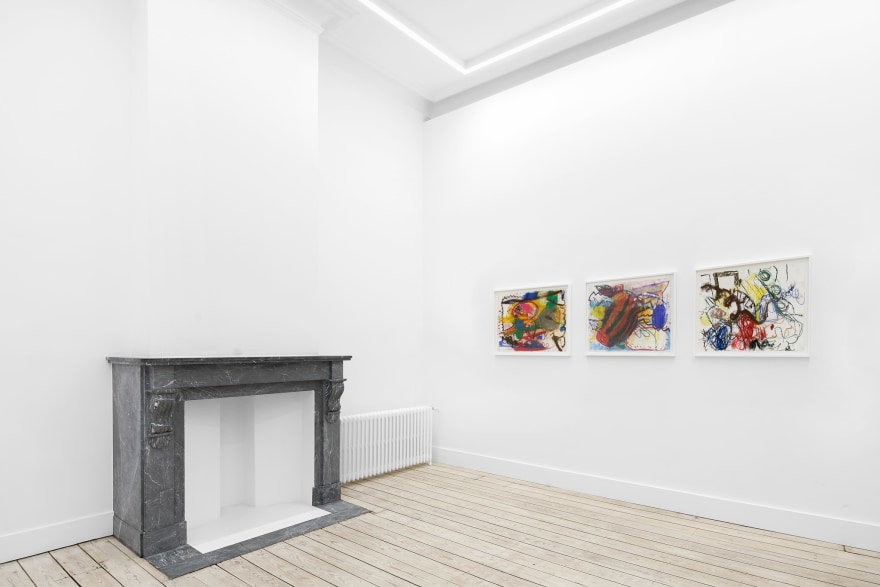 Installation view of Anke Weyer, Slob, (September 3 - October 1, 2022). Nino Mier Gallery, Brussels.