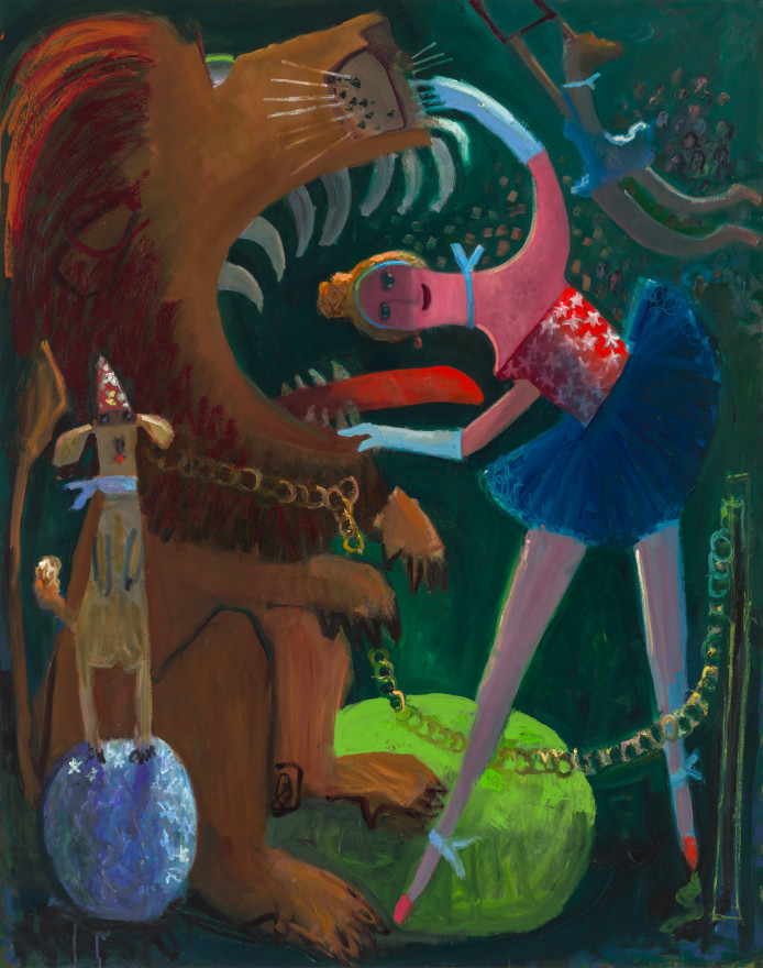 Kyle Staver Lion's Mouth, 2025 Oil on linen 68 x 56 in 172.7 x 142.2 cm (KST25.003)