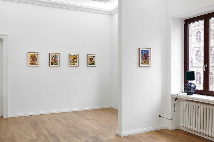 Installation view of Jan-Ole Schiemann's, Are you relevant my friend?, (March 21-April 10, 2021). ​Salon Nino Mier Cologne