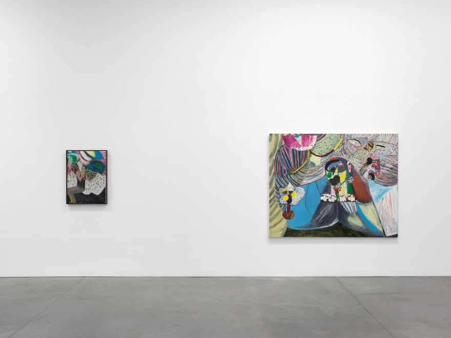 Installation view of M&ograve;nica Subid&eacute;, I don't walk, I fly, Nino Mier Gallery, SoHo, January 9 &ndash; February 8, 2025