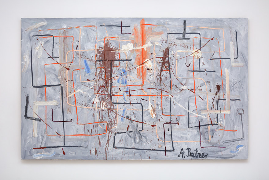 Andr&eacute; Butzer Untitled, 2008 Oil on canvas 71 x 114 in 180.3 x 289.6 cm (AB08.005)