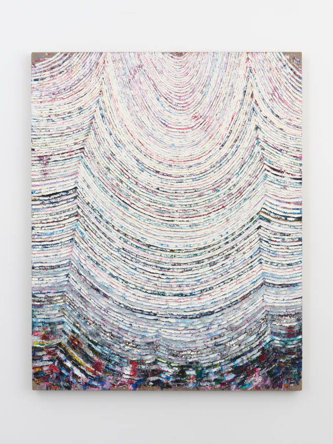 Andrew Dadson Drifting Point, 2024 Oil and acrylic on linen 74 x 59 x 2 in 188 x 149.9 x5 cm (ADA24.004)