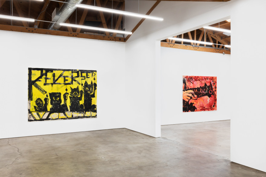 Installation View of Bendix Harms: Reversed Evolution&mdash;How it feels to be Mamon (September 12&ndash;October 10, 2020) Nino Mier Gallery, Los Angeles, CA