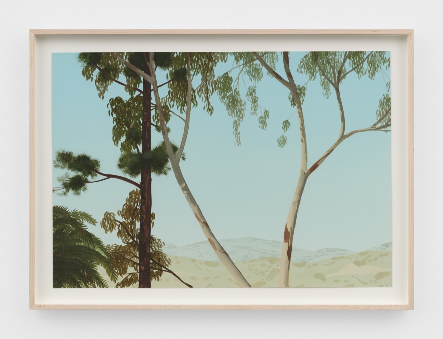 Jake Longstreth Untitled, 2022 Oil on paper 16 1/2 x 22 1/2 in (framed) 41.9 x 57.1 cm (framed) (JLO22.037)