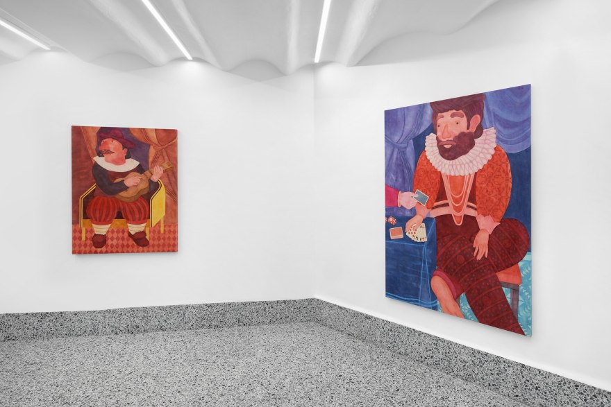 Installation view of Orkideh Torabi, Sneak Peek: Backstage Stories, Nino Mier Gallery, Brussels Allard 41, September 12 &ndash; October 26, 2024