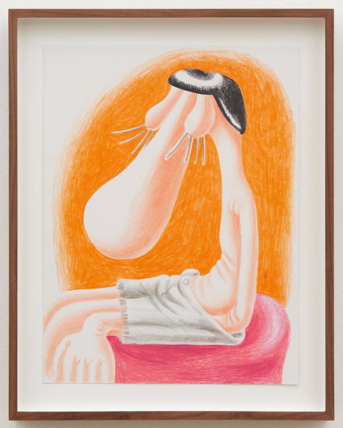 Louise Bonnet, Untitled, 2016. Colored pencil on paper, 9 x 12 inches, 22.9 x 30.5 cm (LB16.035)