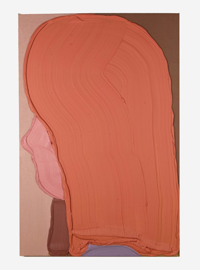 Jos&eacute; Lerma Rosa Mercedes, 2022 Acrylic on burlap 72 x 48 in 182.9 x 121.9 cm (JLE22.006)
