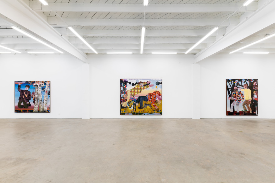 Installation view of Pieter Jennes, When Weeds Bloom, (April 16 - May 14, 2022). Nino Mier Gallery 3, Los Angeles