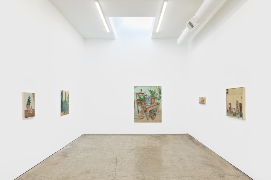 Installation View of Michael Cline: Back Steps  March 10 &ndash; March 24, 2021 Nino Mier Gallery, Los Angeles, CA