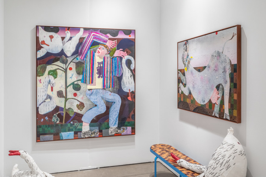 Installation view of Pieter Jennes, Expo Chicago (April 13 - 16, 2023), Nino Mier Gallery.