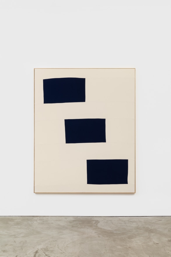 Ethan Cook Untitled, 2014 Hand woven cotton canvas and canvas in artist's frame 95 x 76 in 241.3 x 193 cm (ECO14.001)