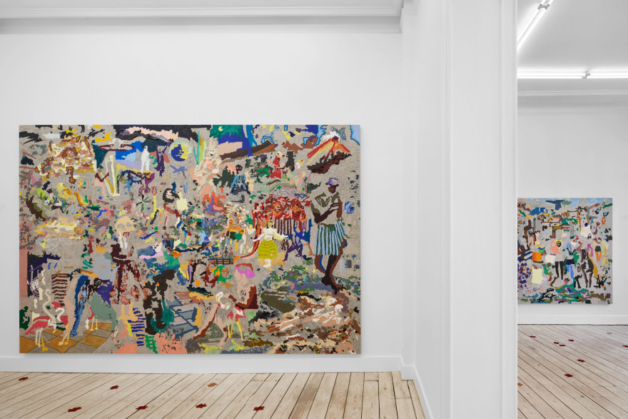 Installation View of Cindy Phenix, Dead Flowers out of the Garden, Nino Mier Gallery Brussels
