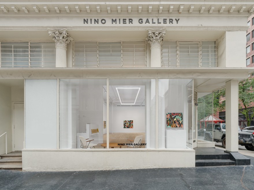 Installation view of Kenichi Hoshine, And There Came a Storm Beneath a Cutthroat Moon, Nino Mier Gallery, Tribeca, May 16 – June 14, 2025
