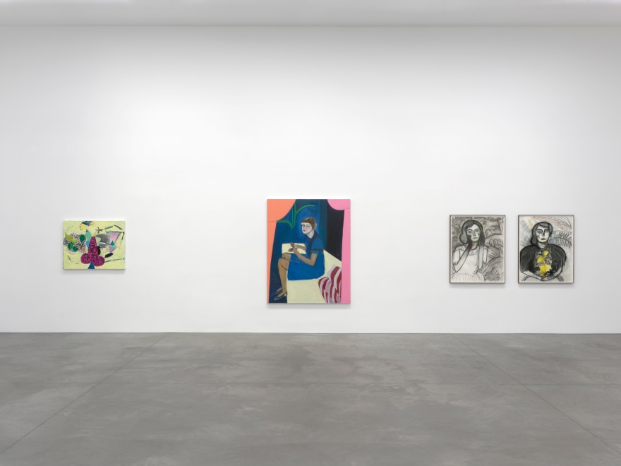 Installation view of M&ograve;nica Subid&eacute;, I don't walk, I fly, Nino Mier Gallery, SoHo, January 9 &ndash; February 8, 2025