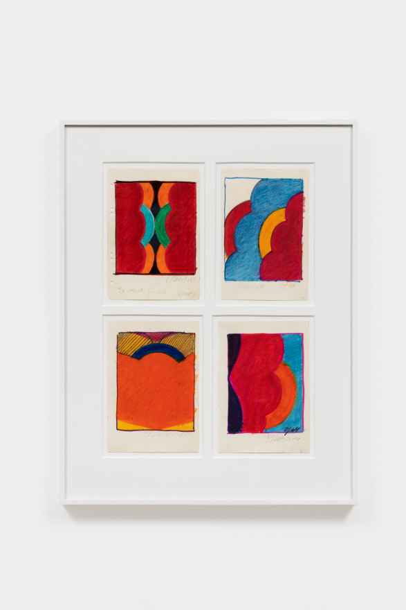 Untitled (Tex Series), 1963-1965 Drawing 4 3/4 x 3 7/8 in 11.9 x 9.9 cm (GKA21.033)