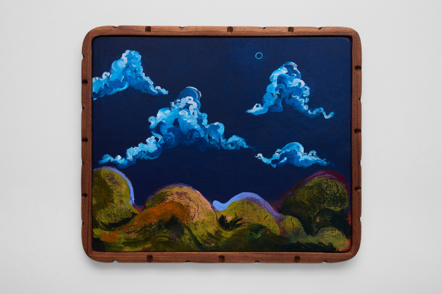 Karel Dicker Bright Night, 2025 Acrylic on Belgian linen with Meranti frame 22 x 25 3/4 in 55.9 x 65.4 cm (KDI25.025)