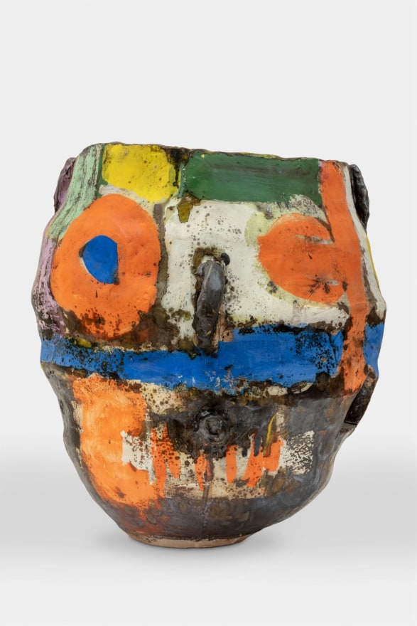 Roger Herman Untitled, 2021 Glazed ceramic 25 x 22 1/2 x 22 1/2 in 63.5 x 57.1 x 57.1 cm (ROH23.034)