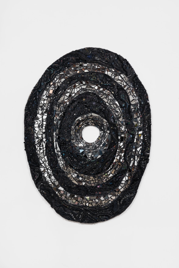 Mindy Shapero Tiradero, Midnight portal, days of our lives 1, 2022 Found mosaiced materials, mirrored glass, acrylic, latex on wood 72 x 48 x 8 in 182.9 x 121.9 x 20.3 cm (MS22.002)
