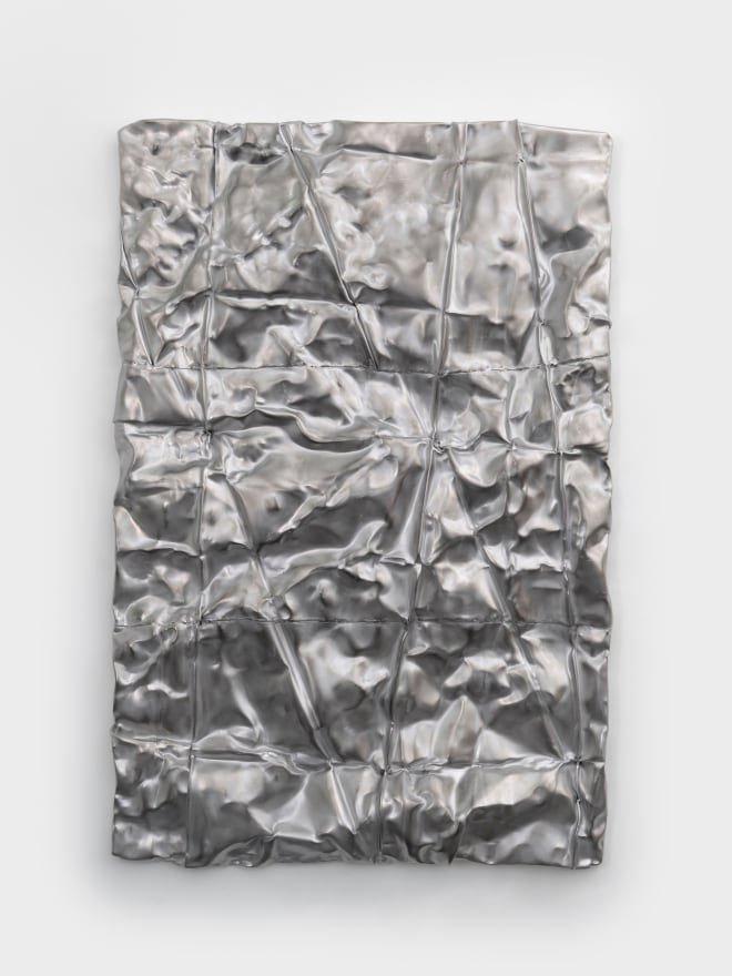 Anna Fasshauer Stellar 2, 2024 Aluminum and lacquer 102 3/8 x 66 1/8 x 4 in 260 x 168 x 10 cm (AFA24.007)