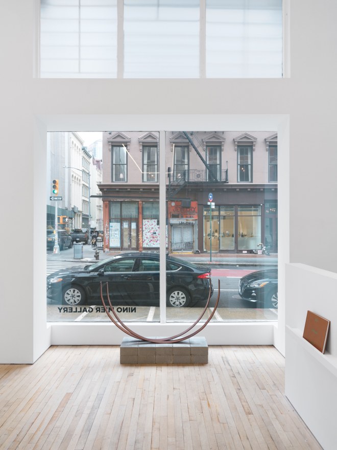 Installation view of Ethan Cook, Free Hand, Nino Mier Gallery, Tribeca, April 4 &ndash; May 9, 2025