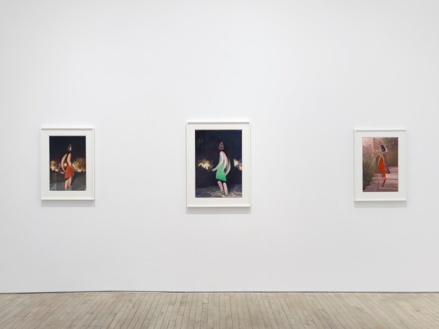 Installation view of Jonathan Wateridge, Works on Paper, Nino Mier Gallery, Tribeca, September 5 &ndash; October 18, 2025