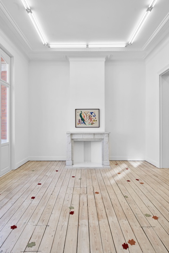 Installation View of Cindy Phenix, Dead Flowers out of the Garden, Nino Mier Gallery Brussels