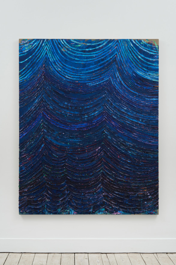 Andrew Dadson Blue , 2023 Oil and acrylic on linen 74 x 59 1/4 x 2 1/2 in 188 x 150.5 x 6.3 cm (ADA23.015)