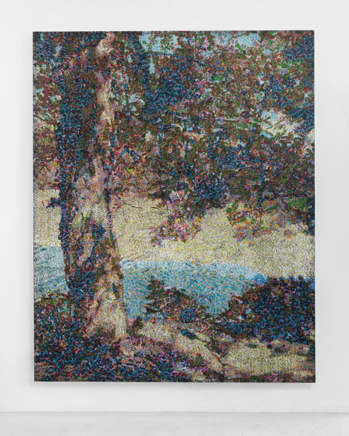 Gregory Hodge Edge, 2025 Signed, titled, and dated on verso Acrylic on linen 78 3/4 x 63 in 200 x 160 cm (GHO25.004)