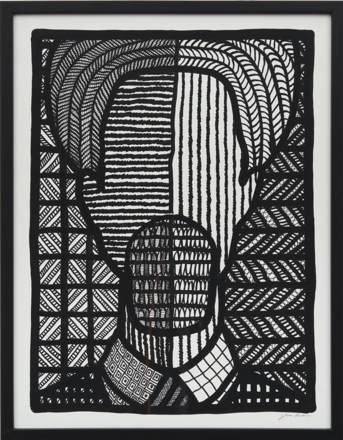 Jos&eacute; Lerma Claudio, 2025 Acrylic on polypropylene sheet 26 3/4 x 20 7/8 in (framed) 68 x 53 cm (framed) (JLE25.012)