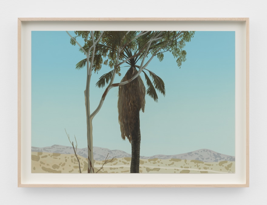 Jake Longstreth Untitled, 2022 Oil on paper 16 1/2 x 22 1/2 in (framed) 41.9 x 57.1 cm (framed) (JLO22.040)