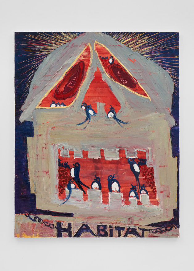 Bendix Harms Je suis Habitat, 2021 Oil on canvas 59 x 47 1/4 in 150 x 120 cm (BHA23.017)