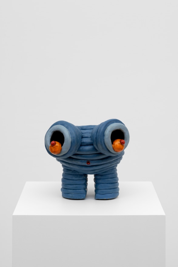 LETO Blue Buoy, 2020 Glazed ceramic 9 7/8 x 13 3/4 in 25 x 35 cm (LET20.006)