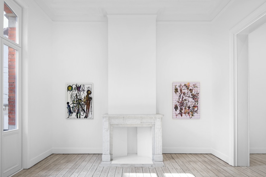 Installation view of Ana Villagomez, Sweet Subterraneans, Nino Mier Gallery, Brussels, April 22 – May 31, 2025
