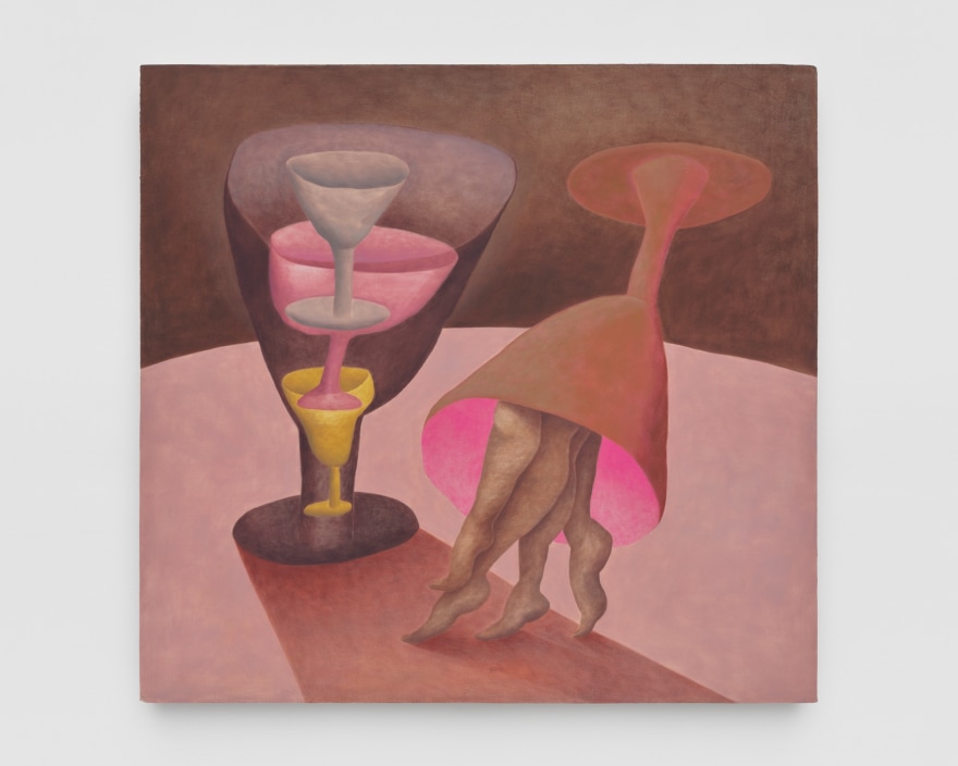 Ginny Casey Drinking Game, 2022 Oil on canvas 32 x 30 in 81.3 x 76.2 cm (GCA22.005)