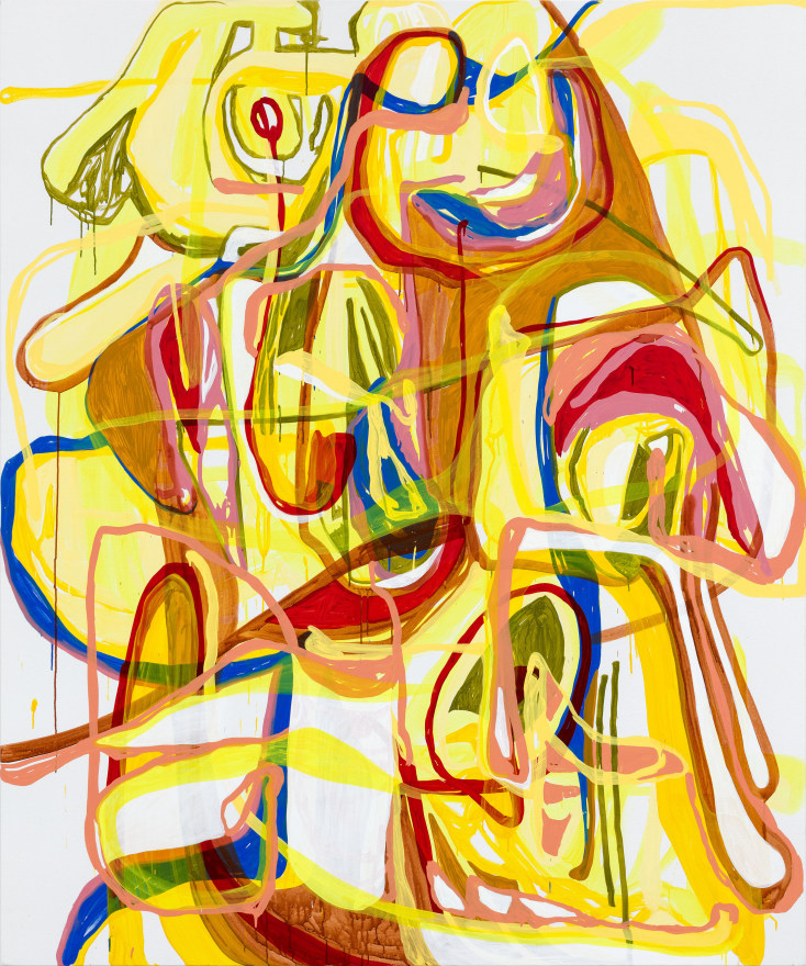Jana Schr&ouml;der PERLASYNTHIC L1, 2022 Acrylic on canvas 94 1/2 x 78 3/4 in 240 x 200 cm (JSR22.054)