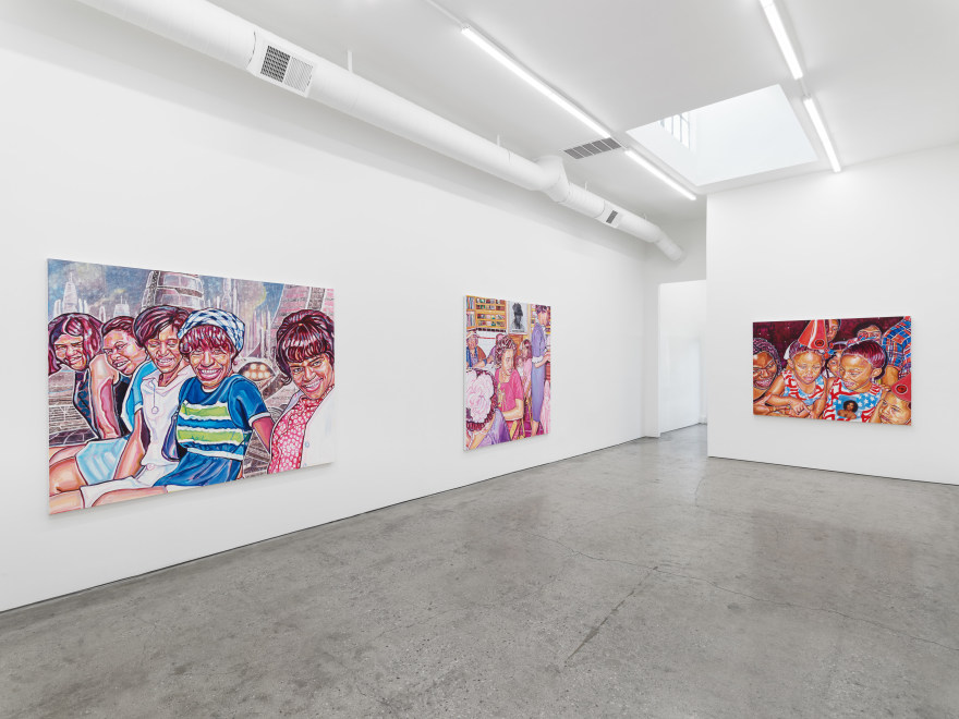Installation view of Esiri Erheriene-Essi, Rememory, (July 23 - August 27, 2022), Nino Mier Gallery Four, Los Angeles.