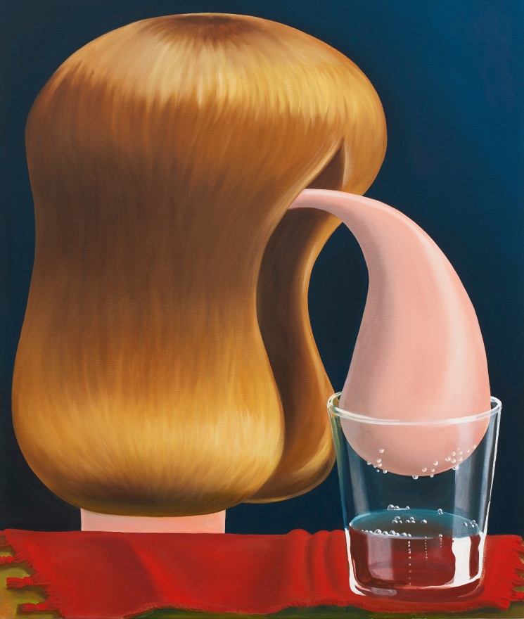 Louise Bonnet, The Bubbly Water, 2016 Oil on canvas 72 x 60 in 183.7 x 152.7 cm (LB16.026)