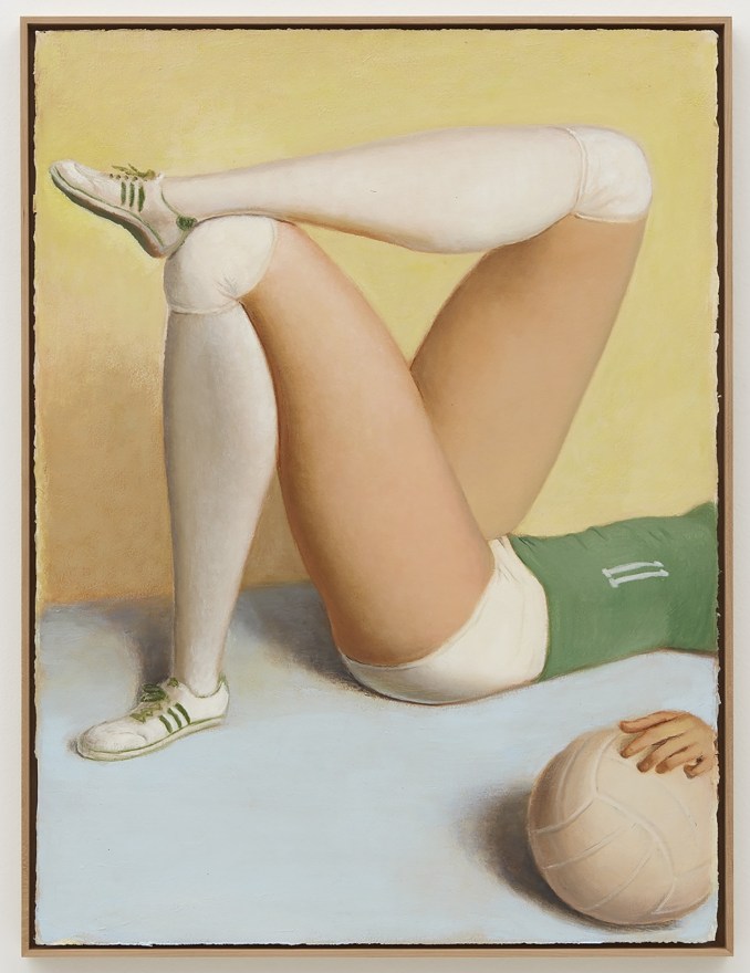 Jansson Stegner, Legs I, 2016. Oil on paper, 30 x 22 in, 76.2 x 55.9 cm (JAS16.002)