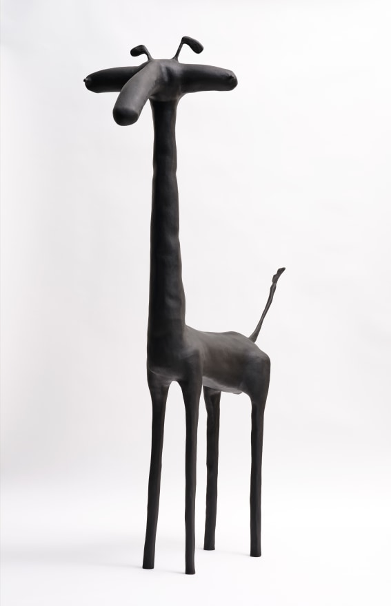 Rafa Macarr&oacute;n Untitled, 2022 Bronze (Black, large) 72 1/8 x 50 x 20 1/8 in 183 x 127 x 51 cm Weight: 70 kg / 154.3 lbs Edition of 6 plus 2 artist's proofs (#1/6) (RMA22.001)