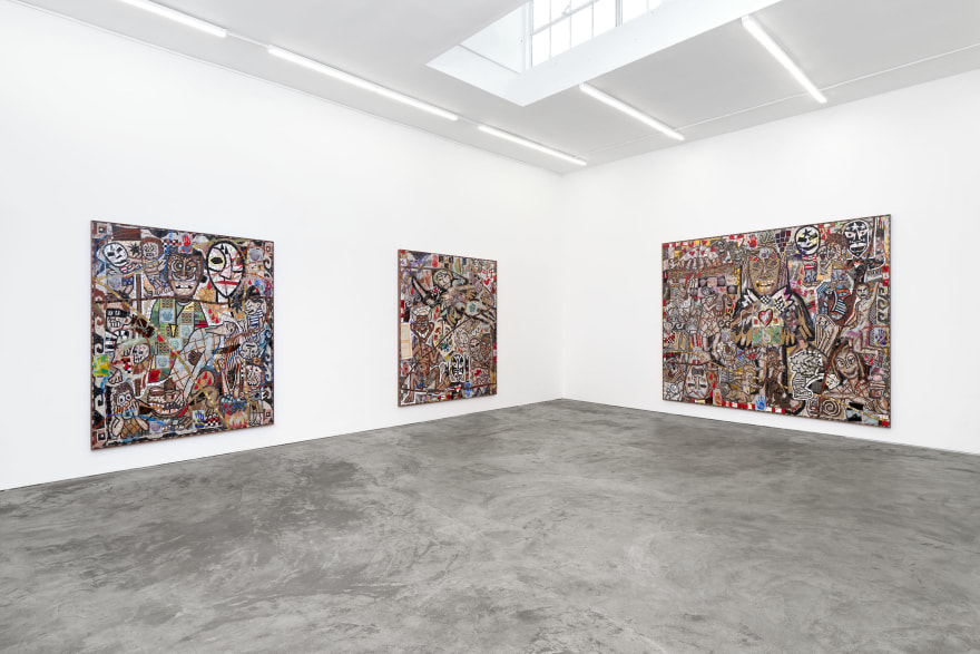 Installation view of Cameron Welch, Revelry, (March 24 - April 29, 2023). Nino Mier Gallery Two, Los Angeles.