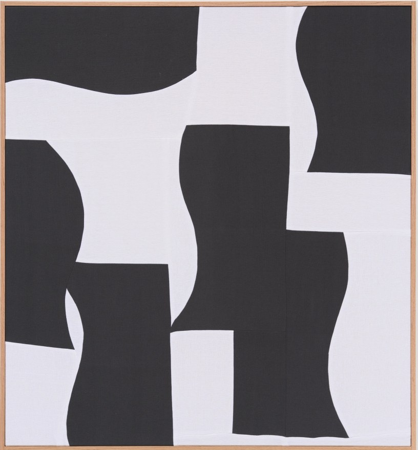 Ethan Cook Grey, 2022 Handwoven cotton and acrylic on aluminum 50 x 46 in 127 x 116.8 cm (ECO22.082)