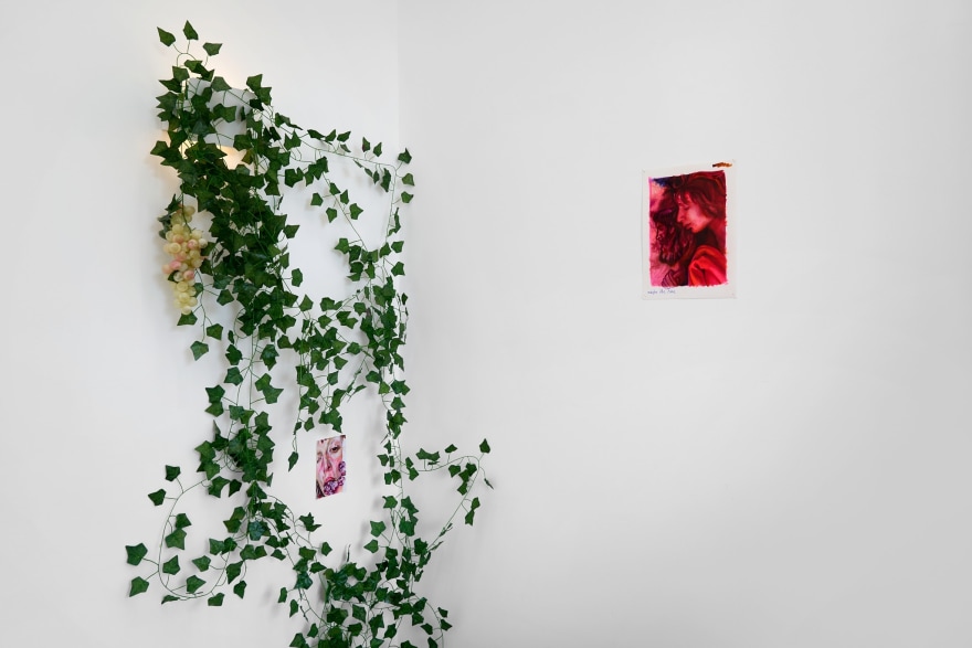Installation view of Giulia Messina, The statue kissed me but no one was looking at us, Nino Mier Gallery, Brussels, June 13 – July 19, 2025