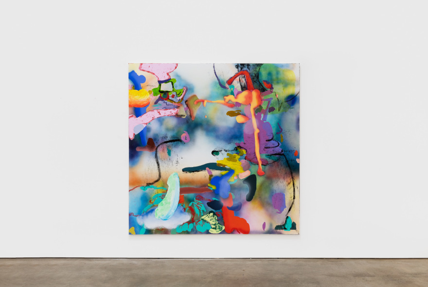 Antwan Horfee TBT, 2020 Acrylic on canvas 78 3/4 x 78 3/4 in (framed) 200 x 200 cm (framed) (HOR20.002)