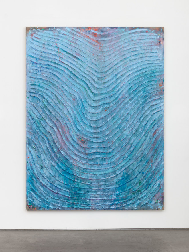 Andrew Dadson Blue Wave, 2021 Oil and acrylic on linen 80 x 60 x 2 1/2 in 203.2 x 152.4 x 6.3 cm (ADA21.007)