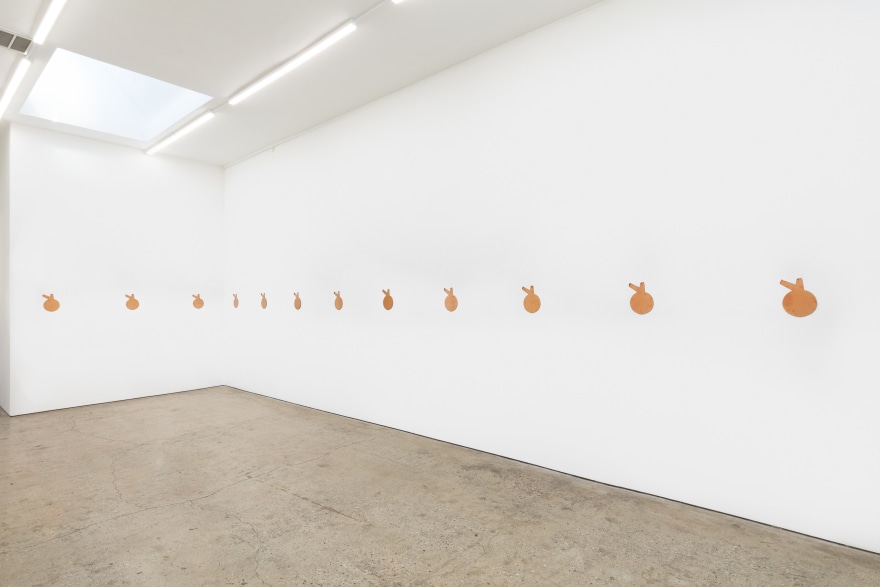 Installation view of Imi Knoebel, 1000 Hasen, Nino Mier Gallery, Los Angeles